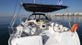Cyclades 50.5 in Athen "Lucky dice"